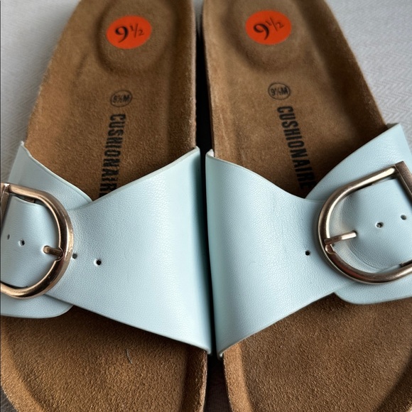 Cushionaire Women's Blue Sandals - Picture 2 of 3